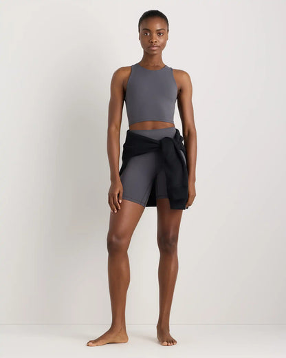 Ultra-Form High-Neck Cropped Tank