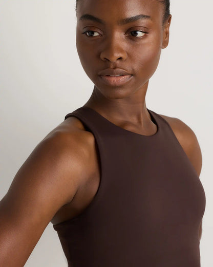 Ultra-Form High-Neck Cropped Tank