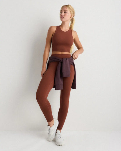 Ultra-Form High-Neck Cropped Tank