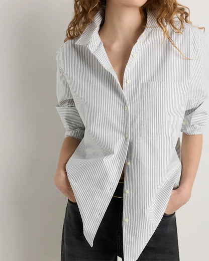Organic Cotton Relaxed Oxford Shirt