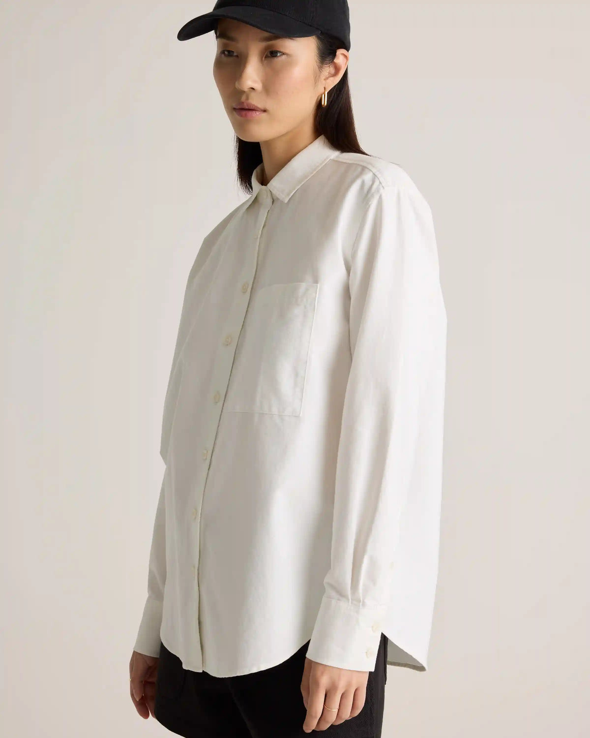 Organic Cotton Relaxed Oxford Shirt