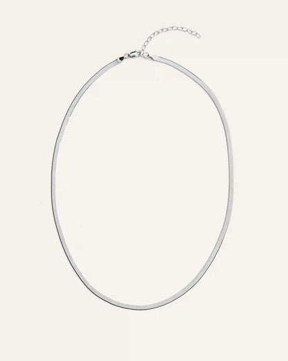 10K Gold Herringbone Chain Necklace