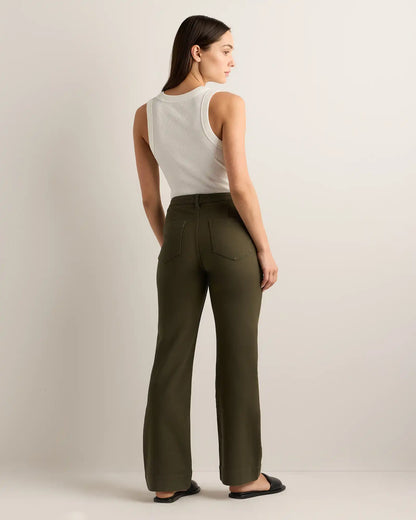 French Terry Wide Leg Pants
