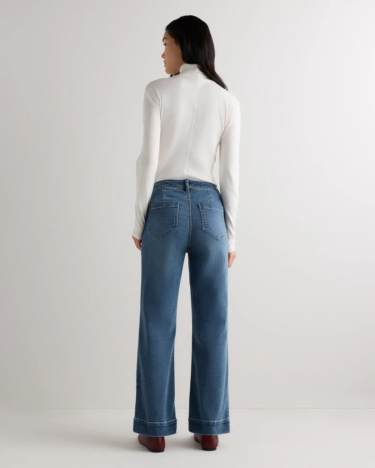 French Terry Wide Leg Pants