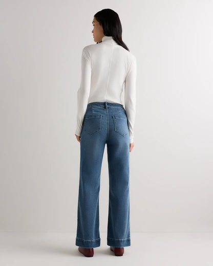 French Terry Wide Leg Pants