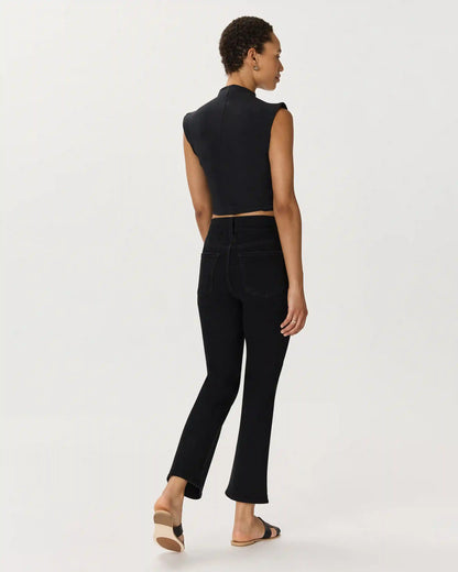 Nina Stretch Pull-On Kick Flare Jeans