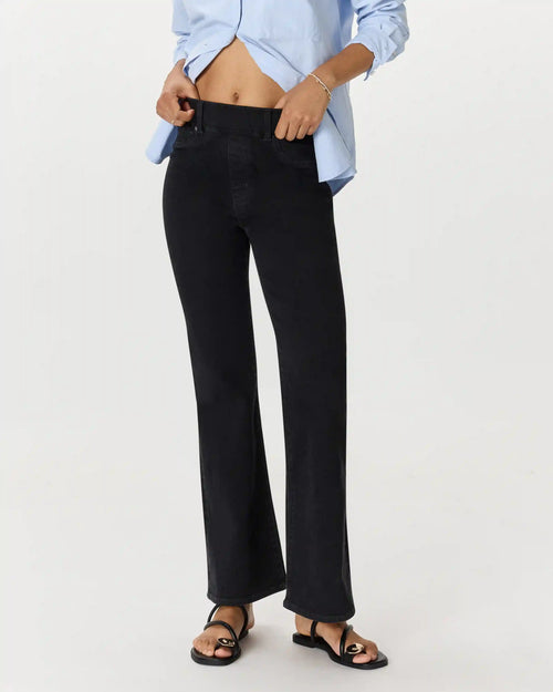 Nina Stretch Pull-On Flare Jeans