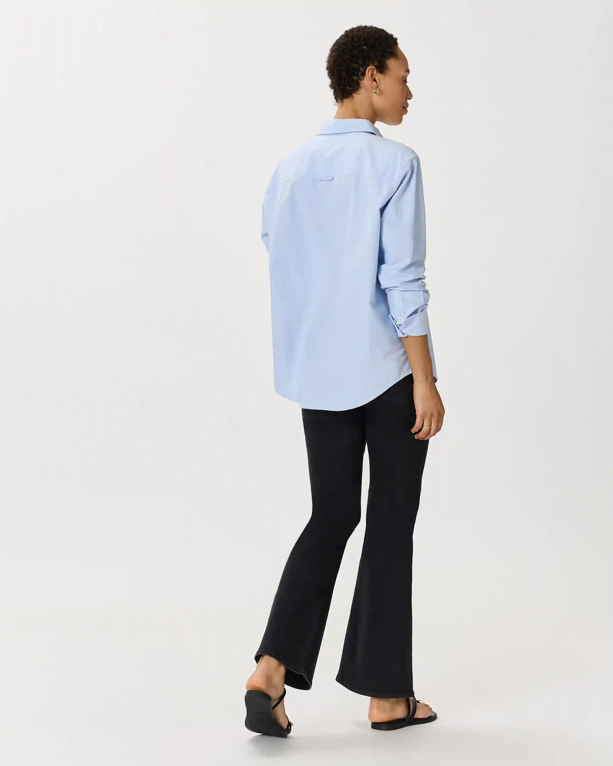 Nina Stretch Pull-On Flare Jeans