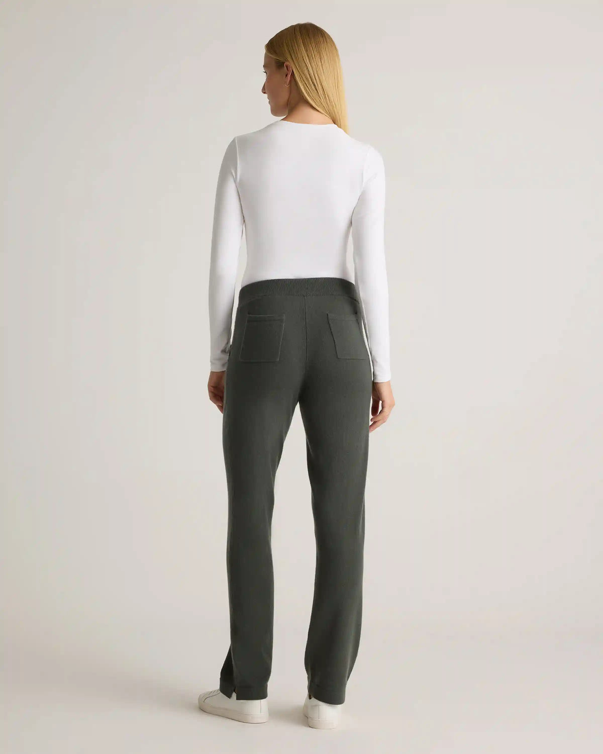 Mongolian Cashmere Straight Leg Pants
