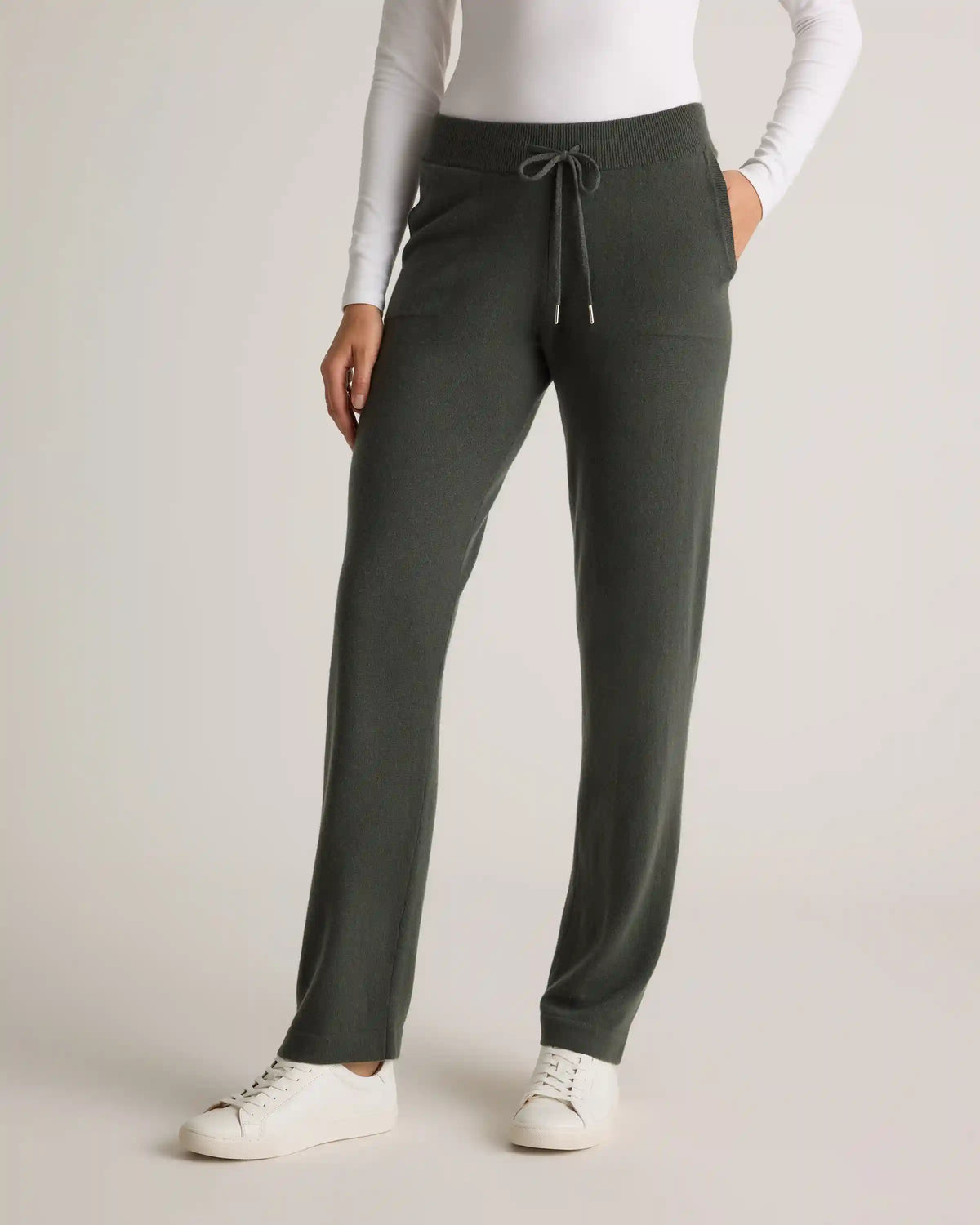 Mongolian Cashmere Straight Leg Pants