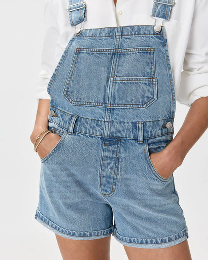 100% Organic Denim Shortalls