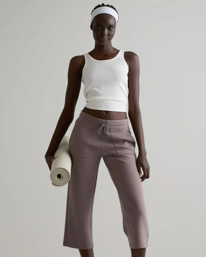CloudComfort High-Rise Cropped Sweatpants