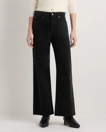 Organic Stretch Corduroy Wide Leg Pants
