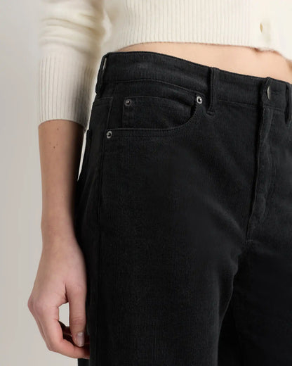 Organic Stretch Corduroy Wide Leg Pants