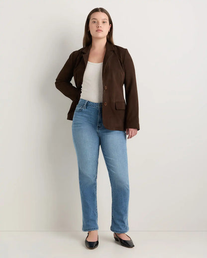 Curvy Bella Stretch Straight Jeans