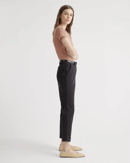 Stretch Cotton Twill Girlfriend Chino Pants