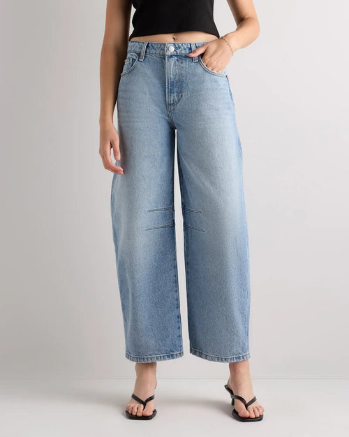 Maya Rigid Exaggerated Barrel Jeans
