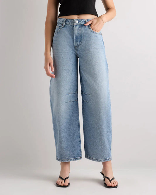 Maya Rigid Exaggerated Barrel Jeans
