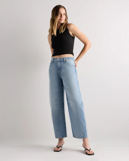 Maya Rigid Exaggerated Barrel Jeans