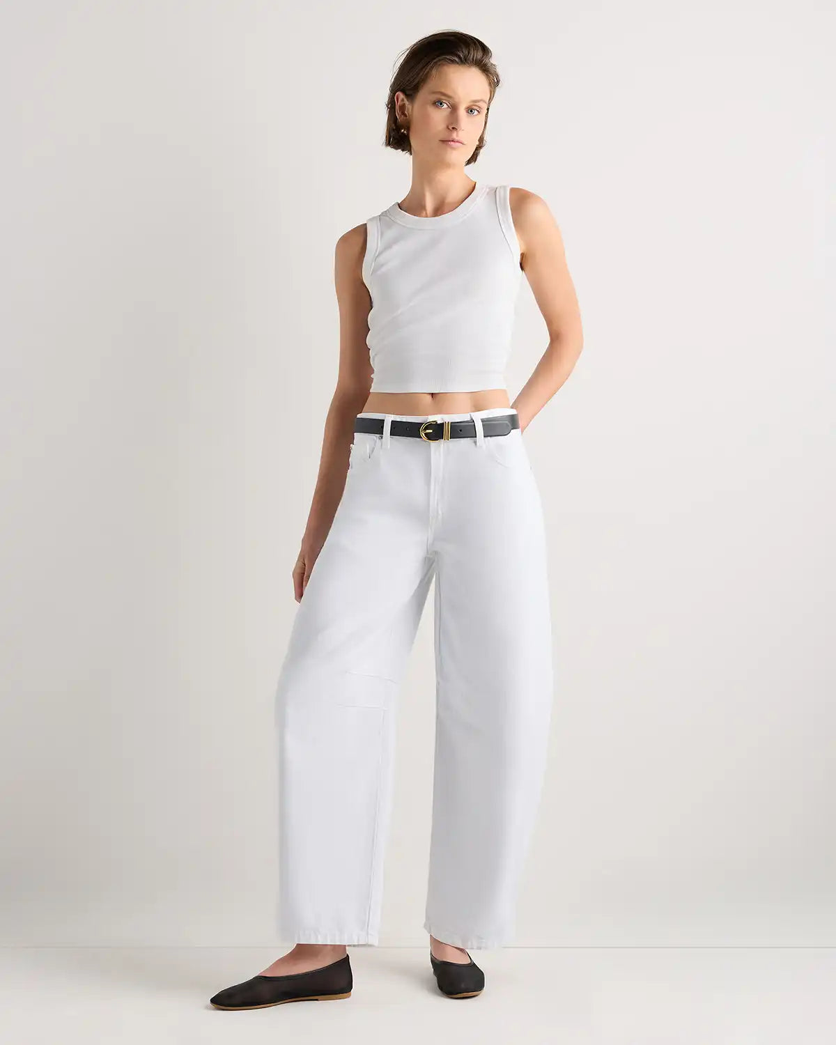 Maya Rigid Exaggerated Barrel Jeans