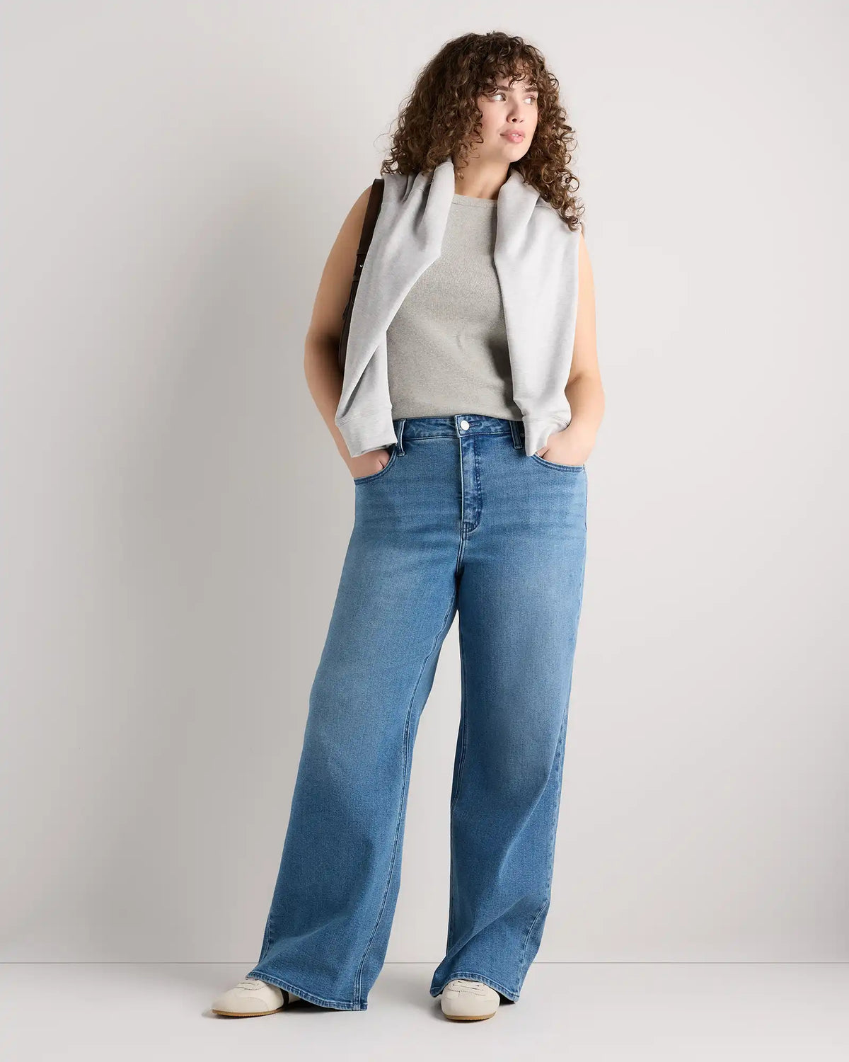 Bella Stretch Wide Leg Jeans