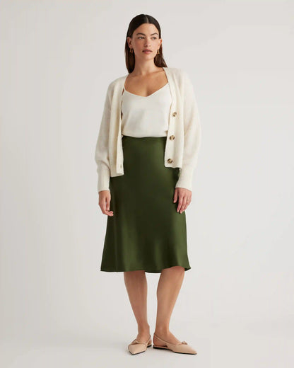 100% Washable Silk Skirt