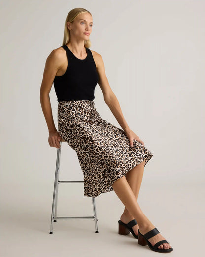 100% Washable Silk Skirt