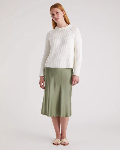 100% Washable Silk Skirt