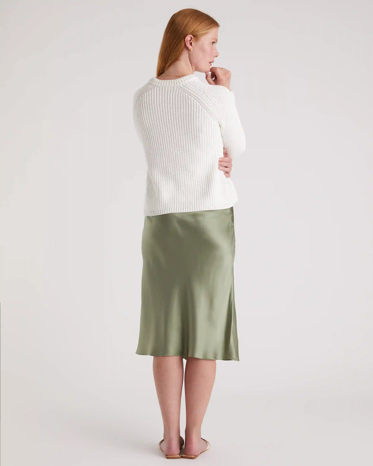 100% Washable Silk Skirt