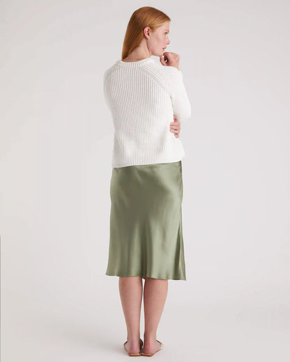 100% Washable Silk Skirt