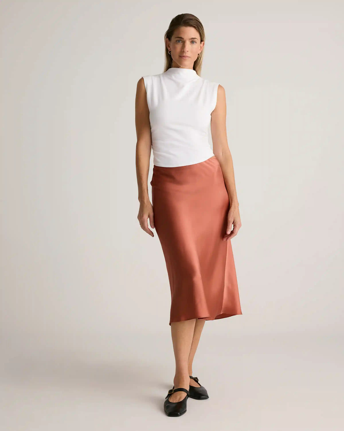 100% Washable Silk Skirt