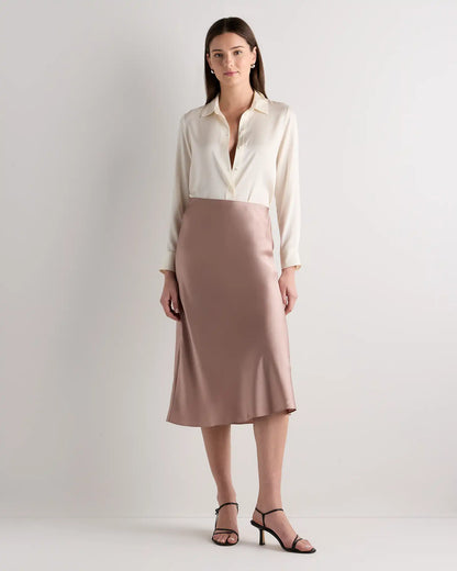 100% Washable Silk Skirt