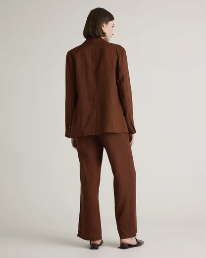 100% European Linen Wide Leg Pants