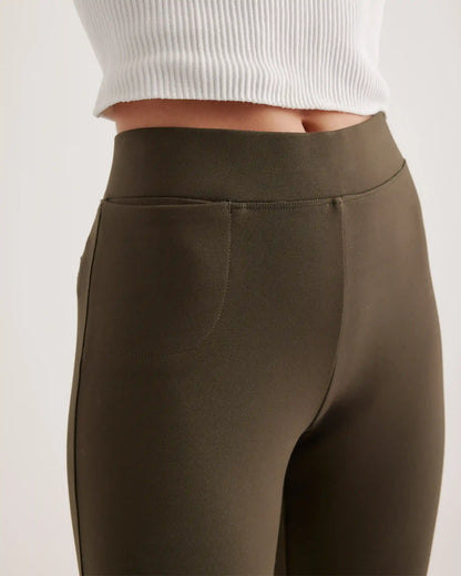 Ultra-Stretch Ponte Kick Flare Pants