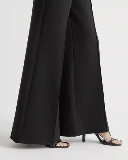 Ultra-Stretch Ponte Super Wide Leg Pants