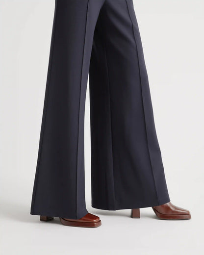 Ultra-Stretch Ponte Super Wide Leg Pants