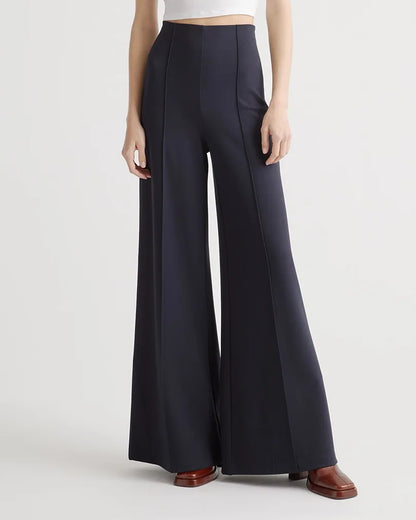 Ultra-Stretch Ponte Super Wide Leg Pants