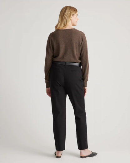 Ultra-Stretch Ponte Straight Leg 4-Pocket Pants