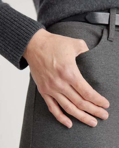 Ultra-Stretch Ponte Straight Leg 4-Pocket Pants