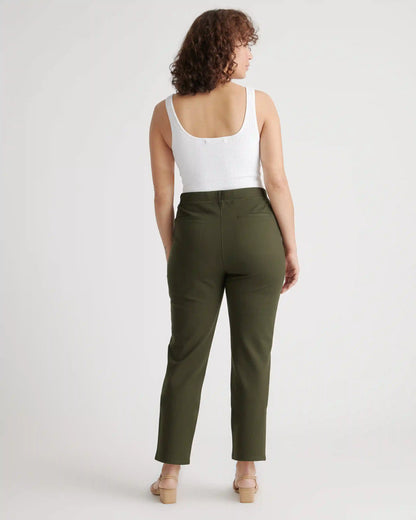 Ultra-Stretch Ponte Straight Leg 4-Pocket Pants
