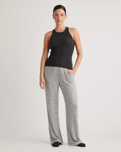 Brushed Lounge Straight Leg Pant