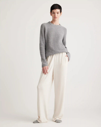 Brushed Lounge Straight Leg Pant