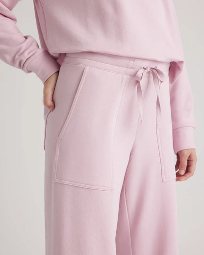 SuperSoft Fleece Cropped Wide Leg Pants