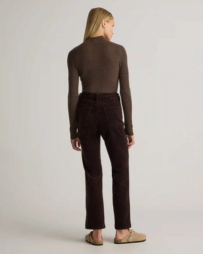 Organic Stretch Corduroy Straight Leg Pants
