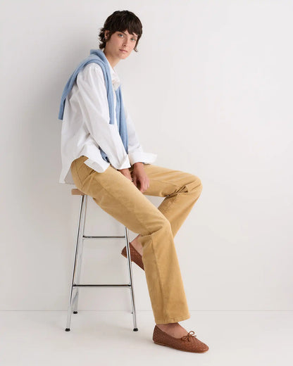Organic Stretch Corduroy Straight Leg Pants
