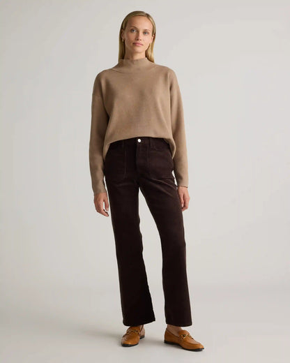 Organic Stretch Corduroy Flare Pants