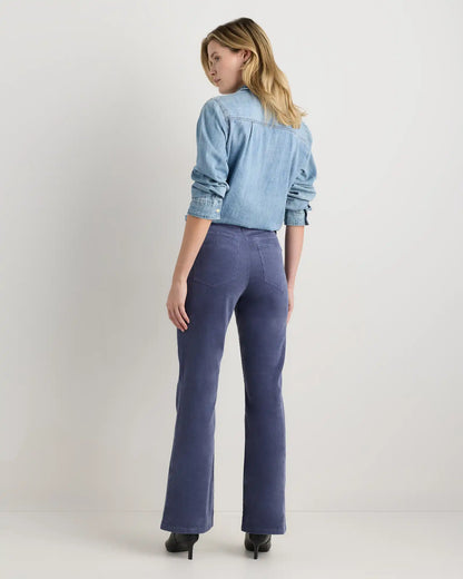 Organic Stretch Corduroy Flare Pants