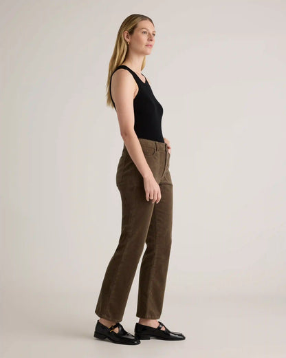 Organic Stretch Corduroy Flare Pants