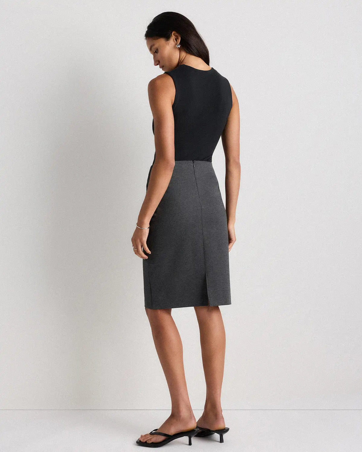 Ultra-Stretch Ponte Pencil Skirt