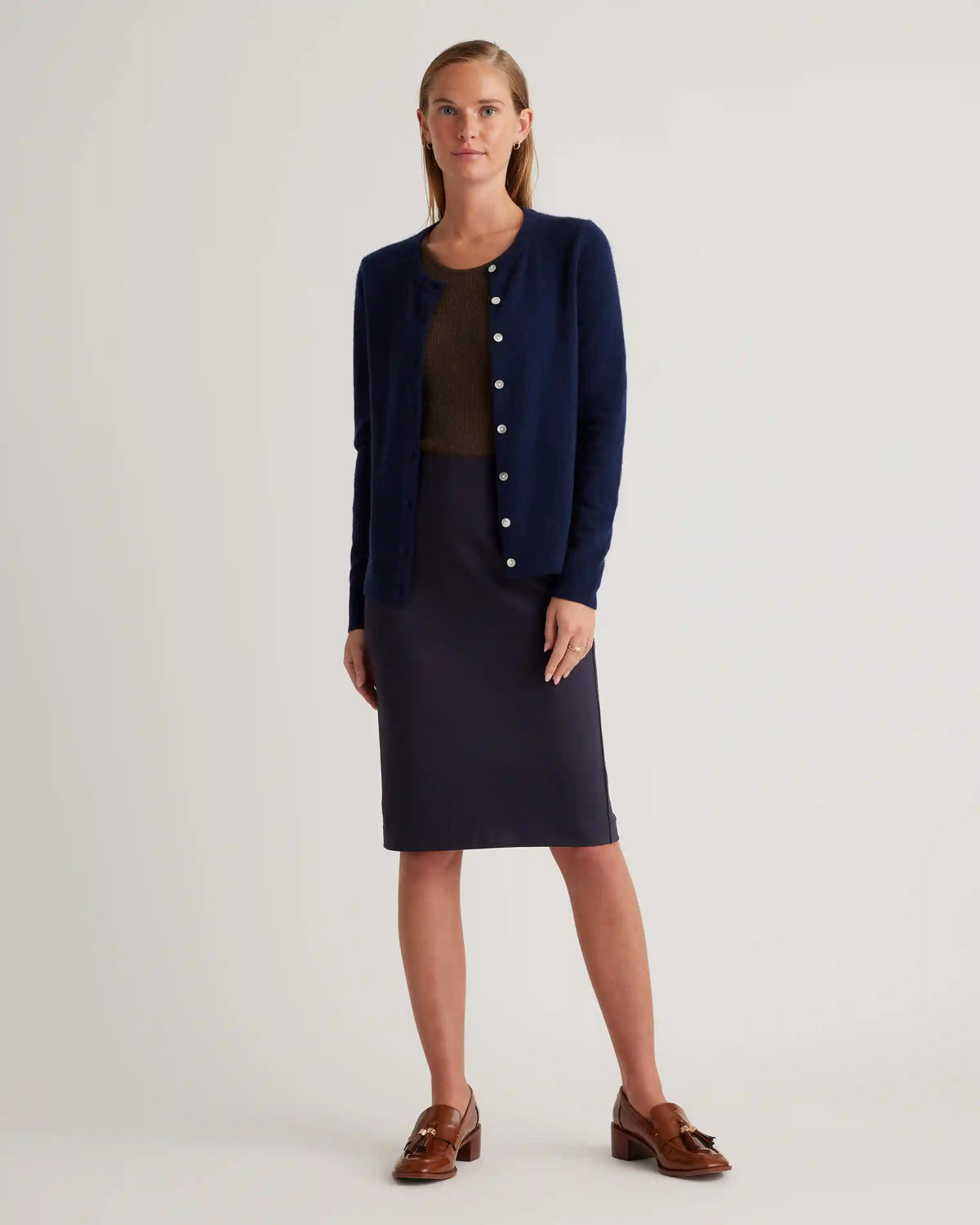 Ultra-Stretch Ponte Pencil Skirt